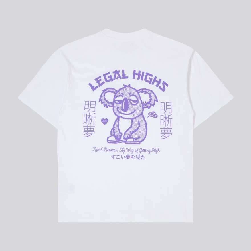 Camiseta Edwin Legal Highs White Garment Washed