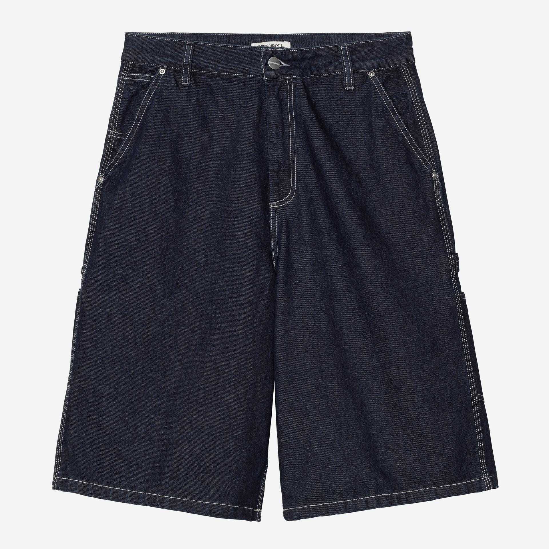 Bermuda Carhartt Wip W Nixon Single Knee Blue Rinsed