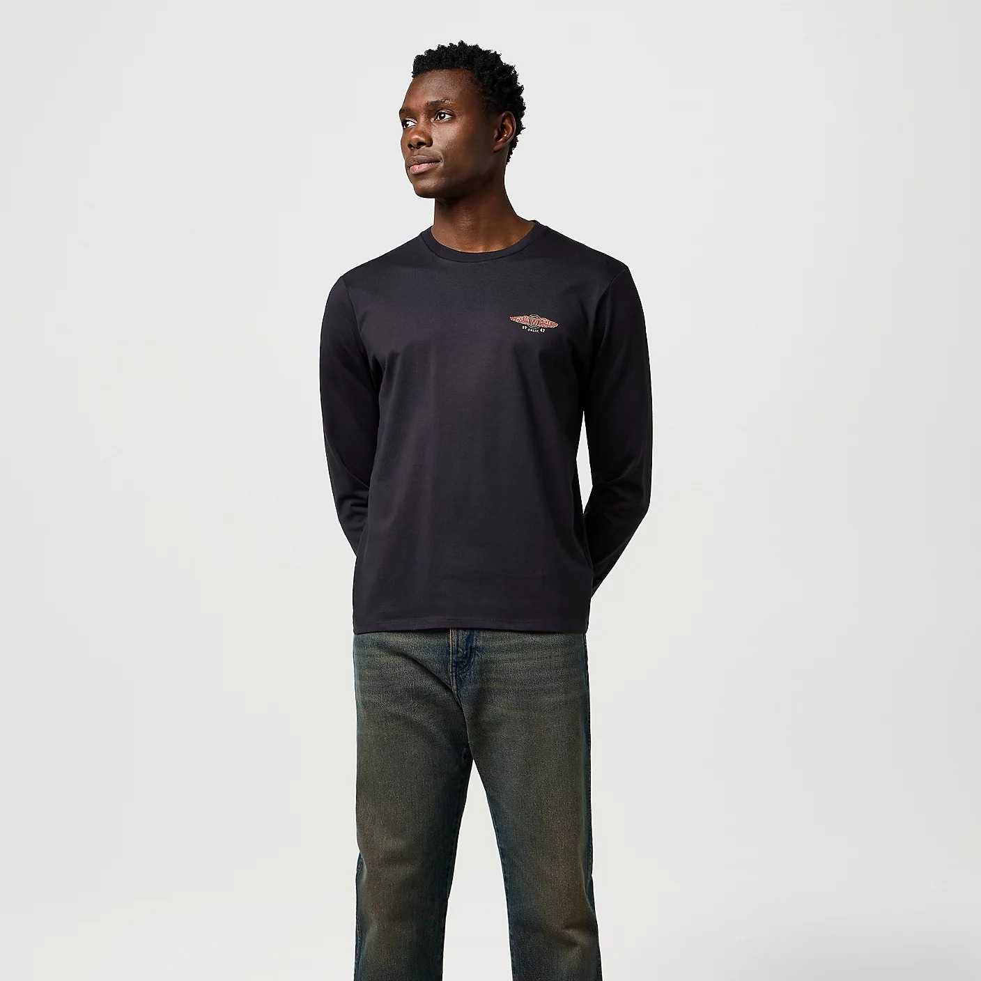 Camiseta Wrangler Americana Long Sleeve Black