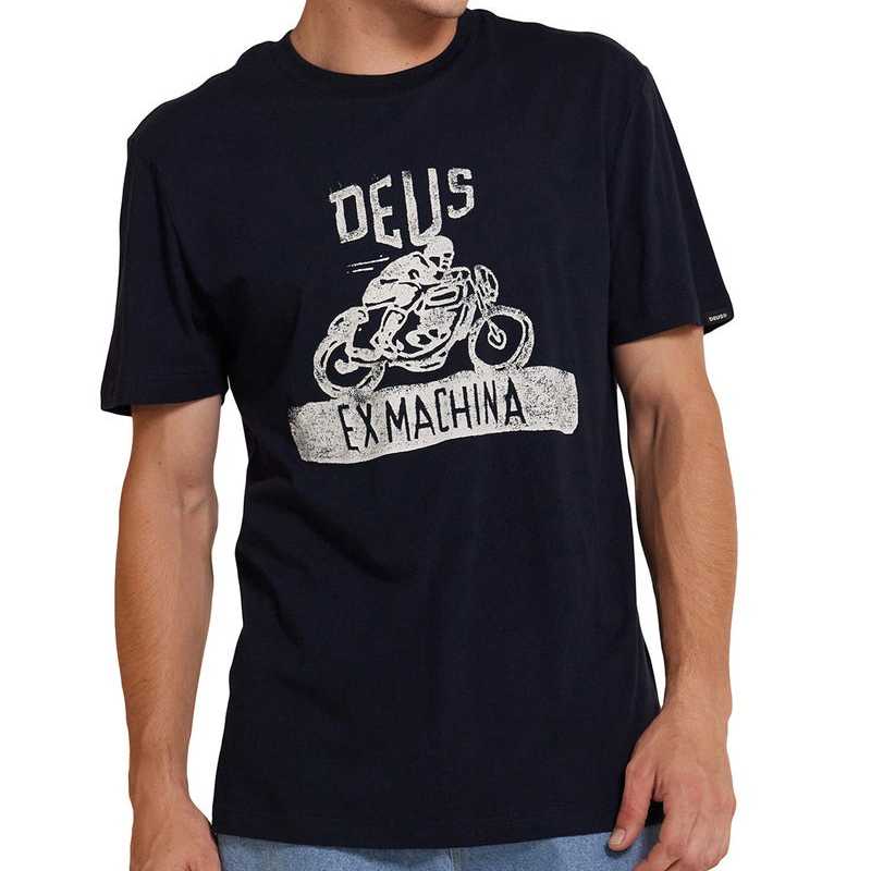 Camiseta DeusExMachina Old Turps Tee Navy