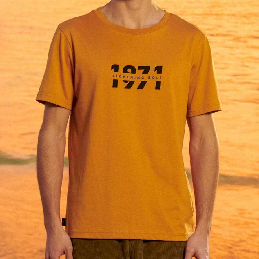 Camiseta LBolt Since`71 Tee Golden Oak