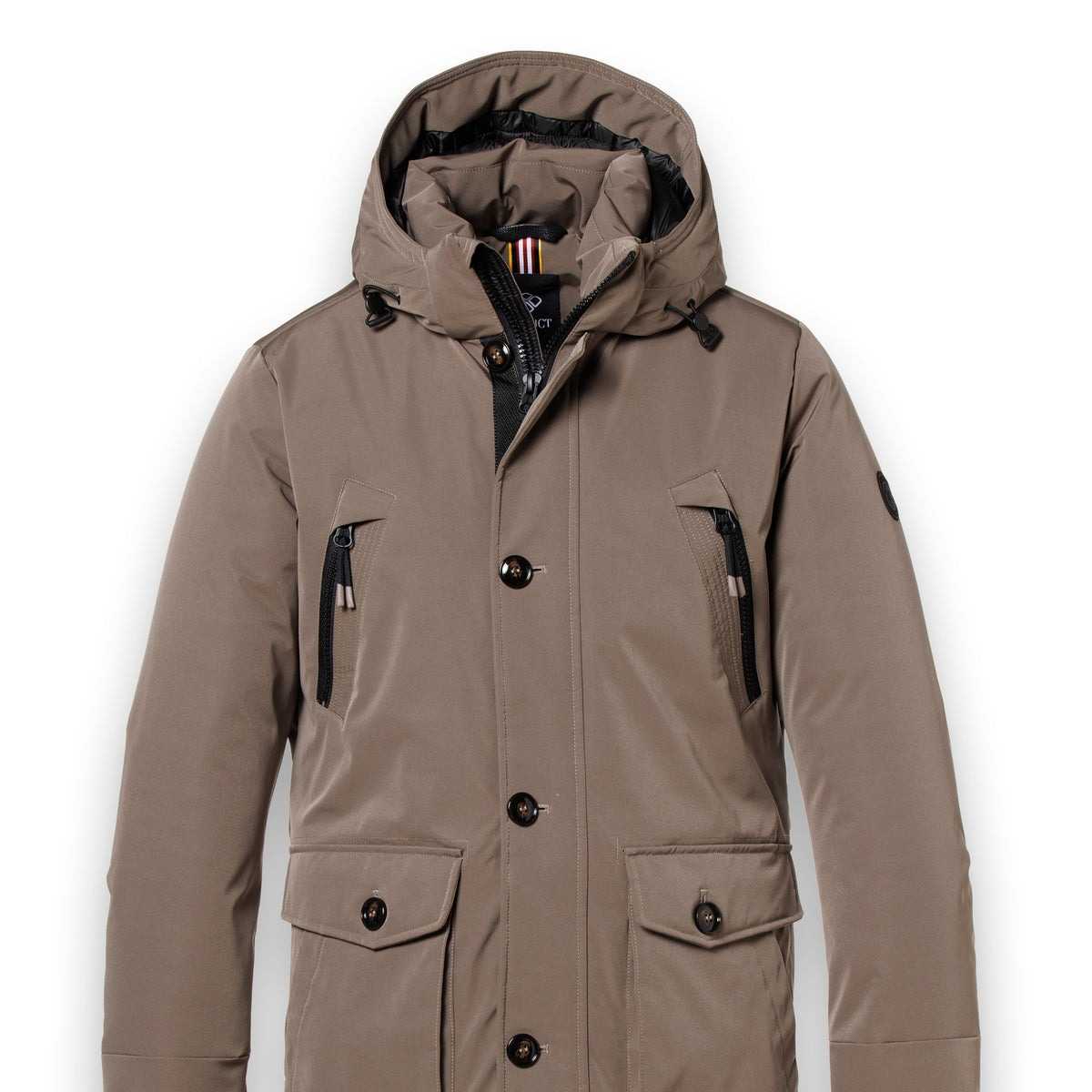 Cazadora Parka District West Dark Taupe