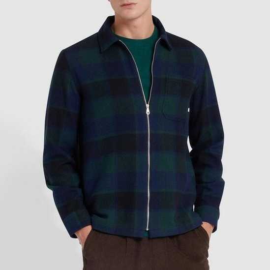 Sobrecamisa Farah Fullbright Check LS Woodland Pine