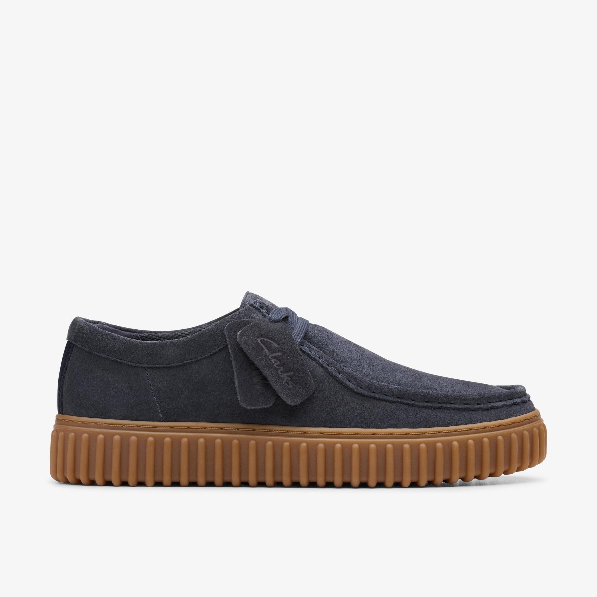 Zapato Clarks Torhill Lo Navy Suede