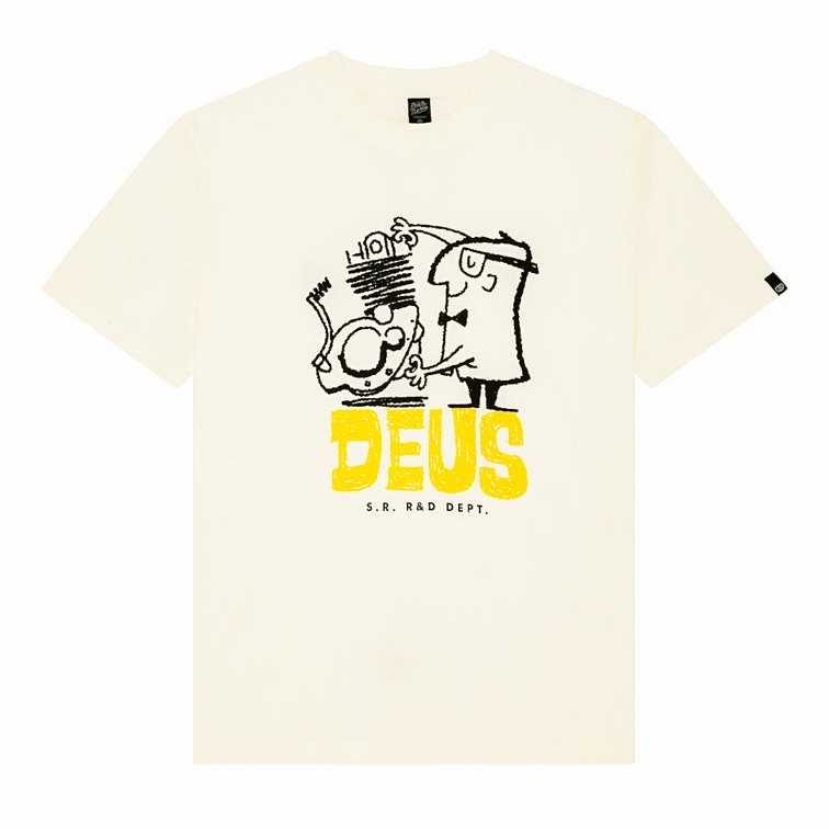 Camiseta Deus Ex Machina Erasarolgy Tee Pristine White