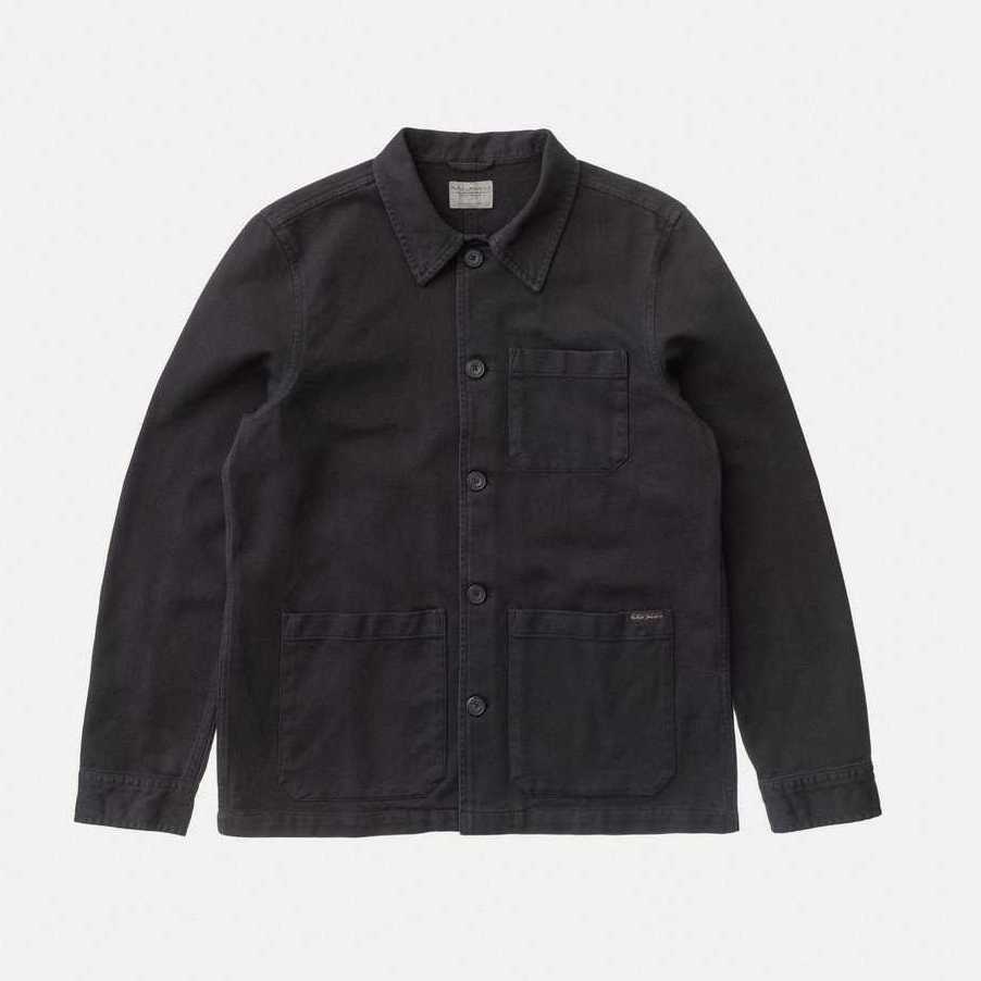 Chaqueta Nudie Jeans Barney Worker Black