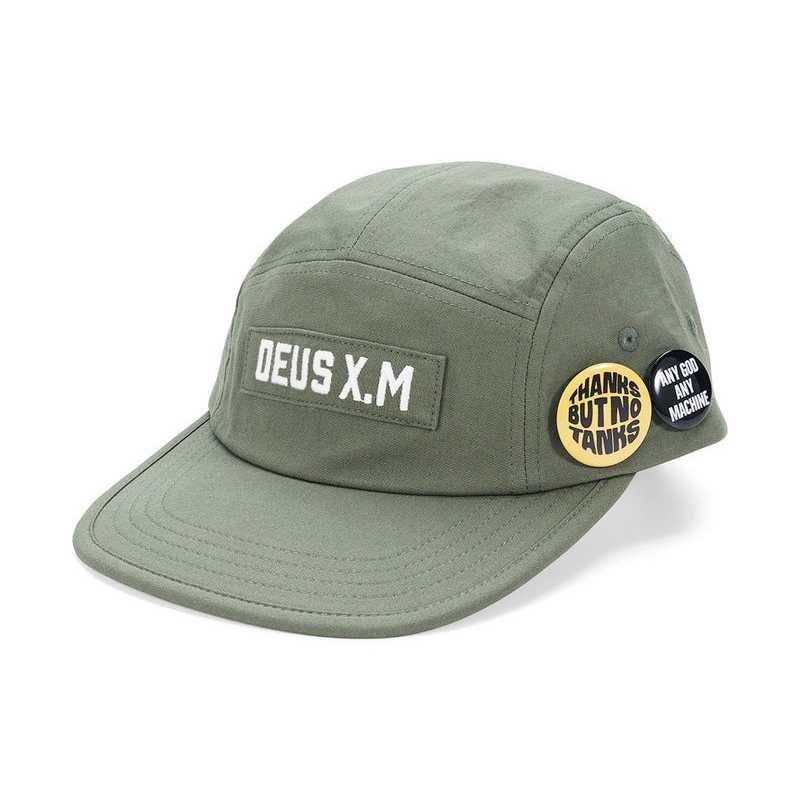 Gorra Deus Ex Machina Power 5 Panel Cap Pine Green