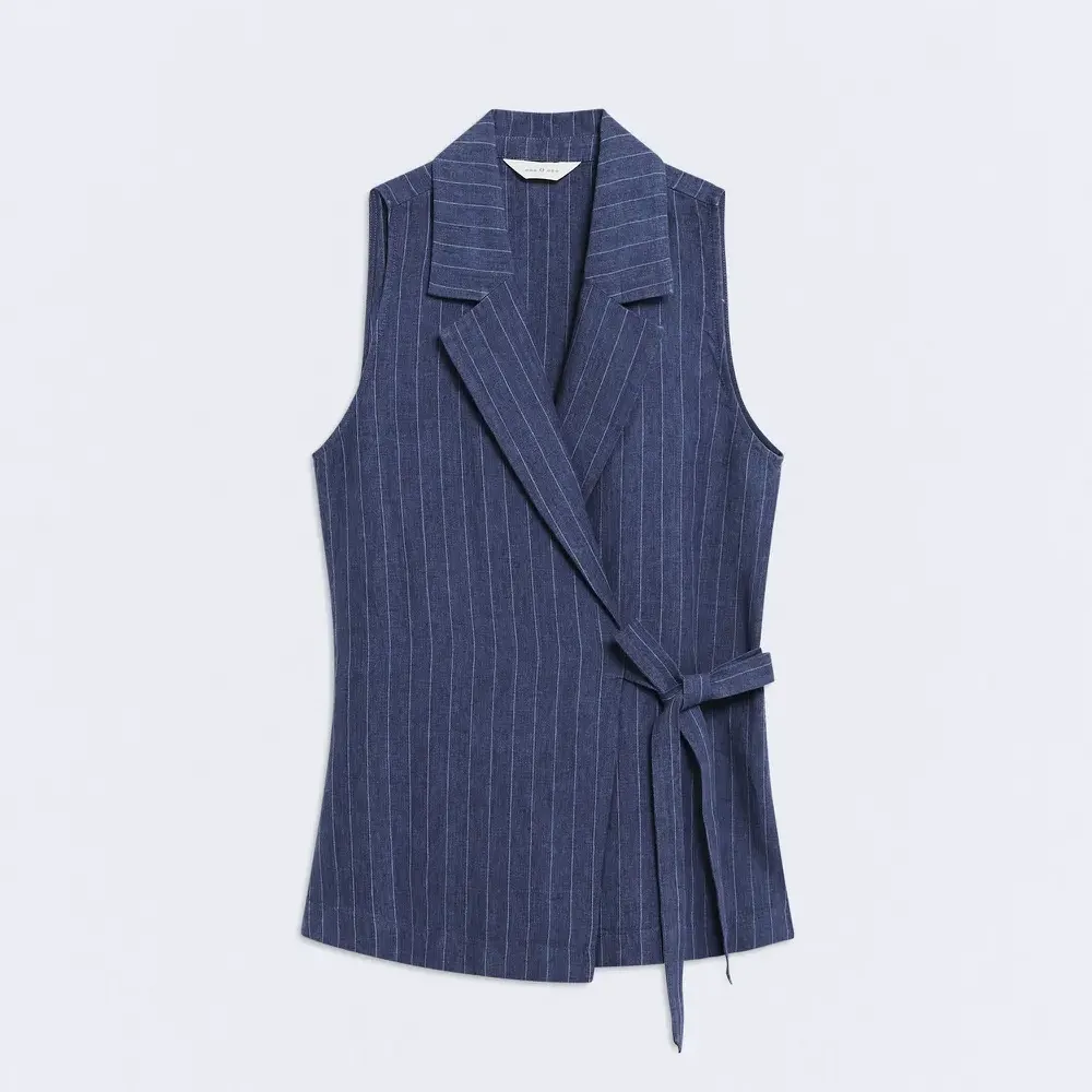 Chaleco eseOese Yukata Navy Stripes