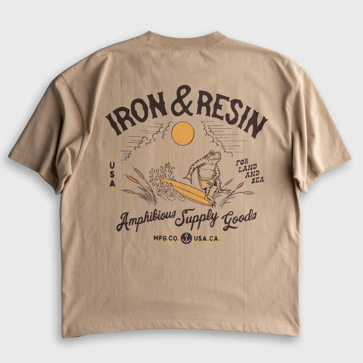 Camiseta Iron&Resin Amphibious Pocket Field Tan