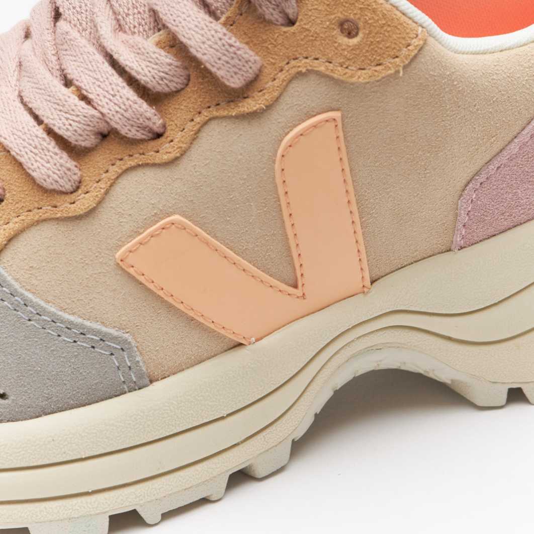 Zapatillas Veja Venturi Suede Almond Peach Multico