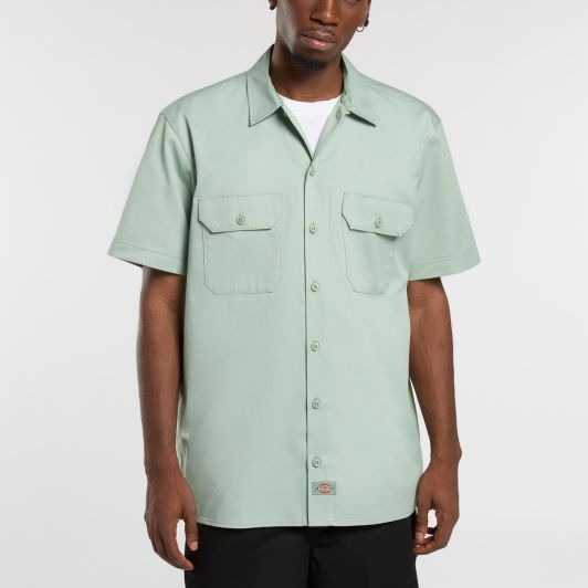 Camisa Dickies Work Shirt Rec Iceberg Green