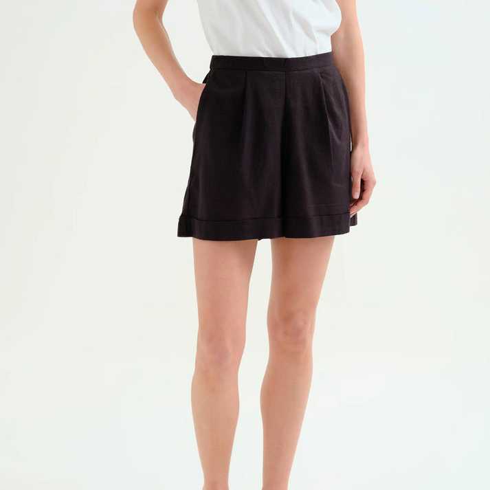 Bermuda Compañía Fantástica Shorts algodón negro