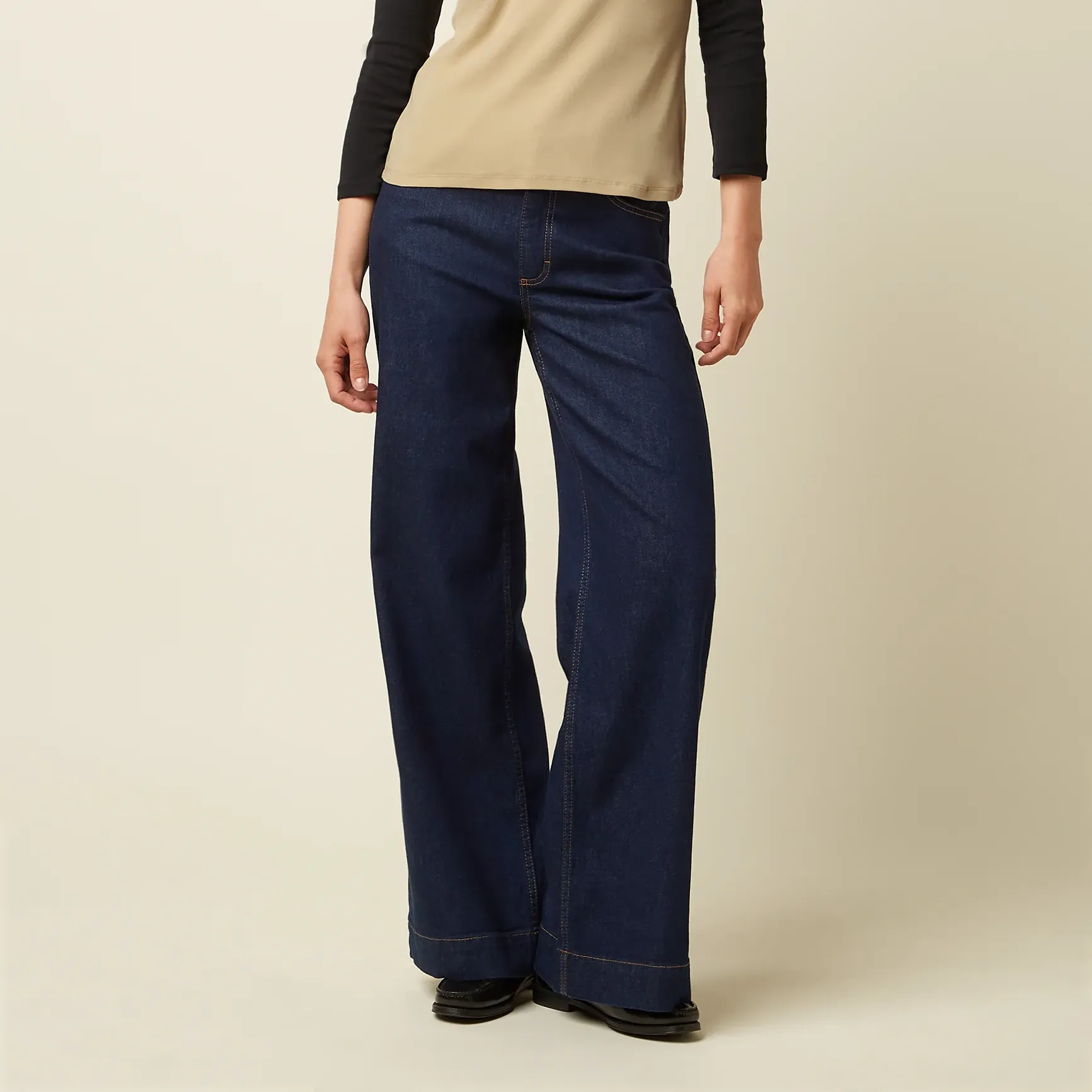 Pantalón King Louie Paige Pants Petite Onyx Denim Deep Blue