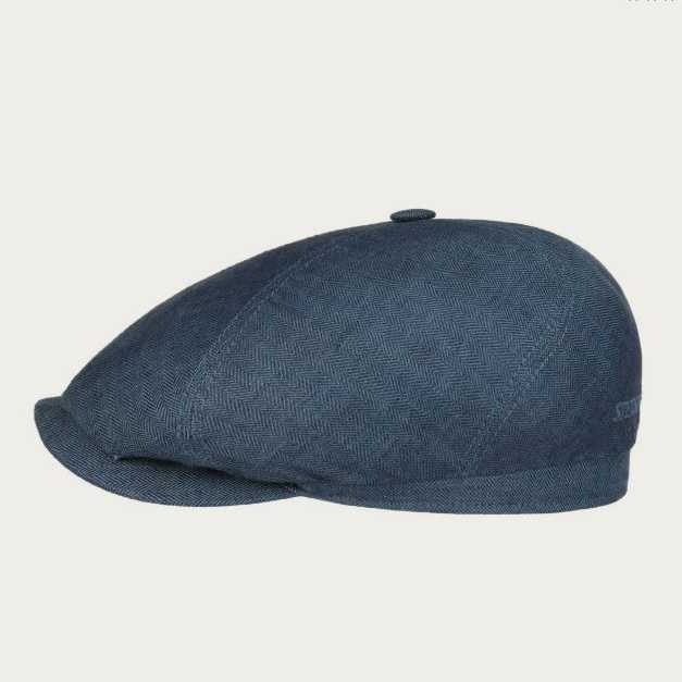 Boina Stetson 6Panel Cap Linen Denim