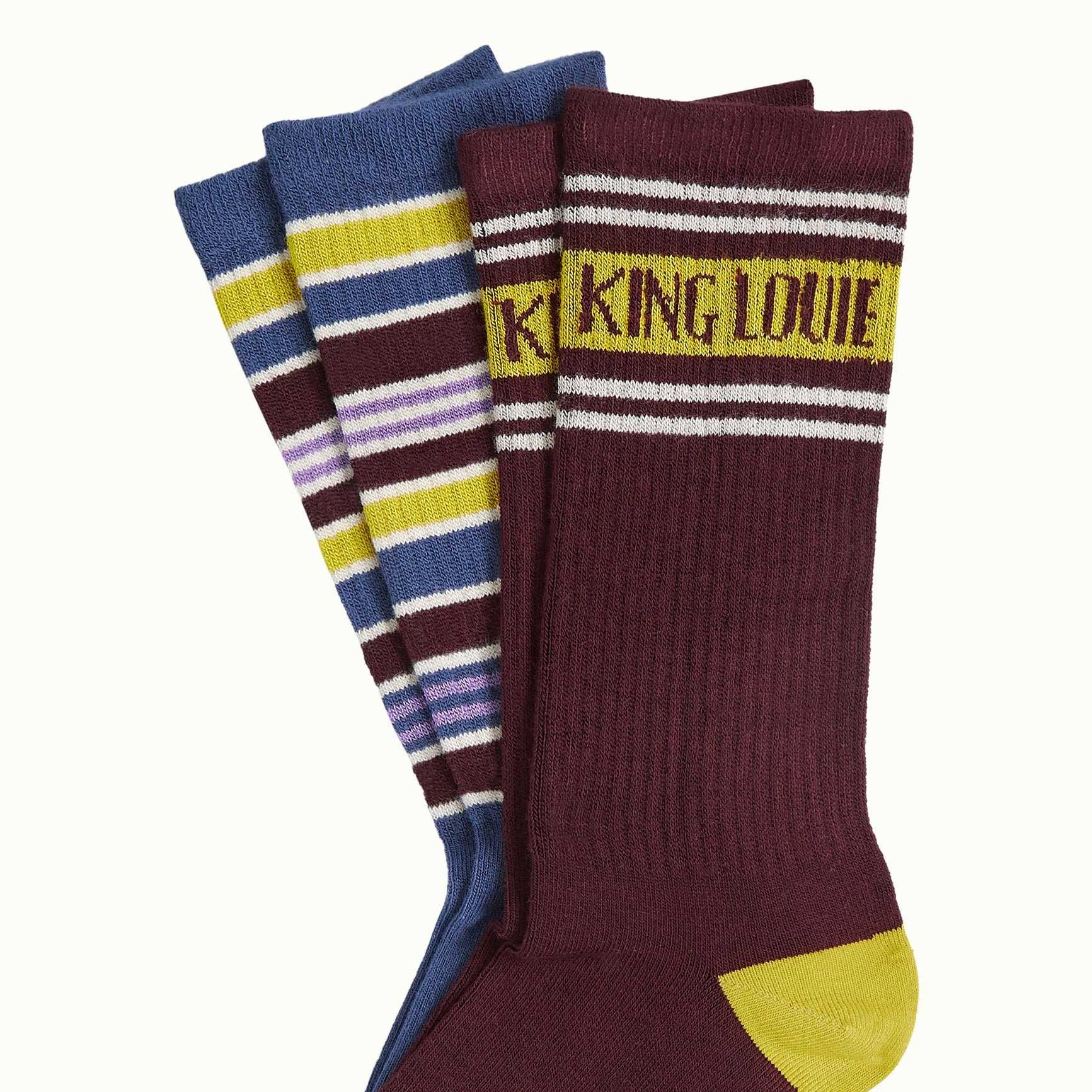 Calcetines King Louie 2-Pack Logo Porto Red
