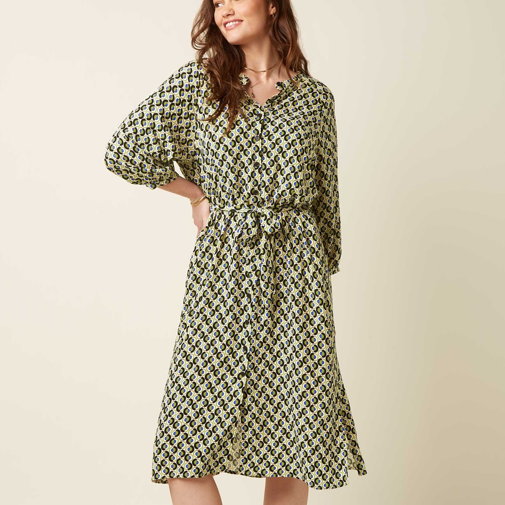 Vestido King Louie Cybill Dottie Cream