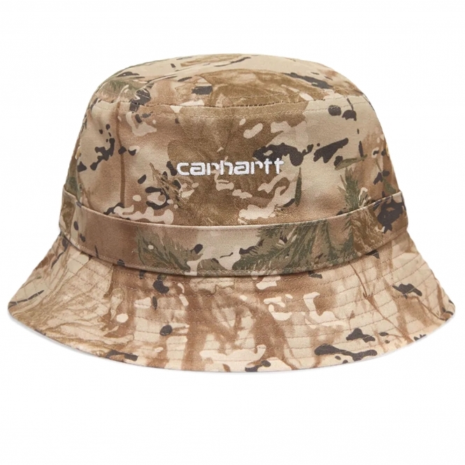 Gorro Bucket Carhartt Wip Camo Combi desert/white
