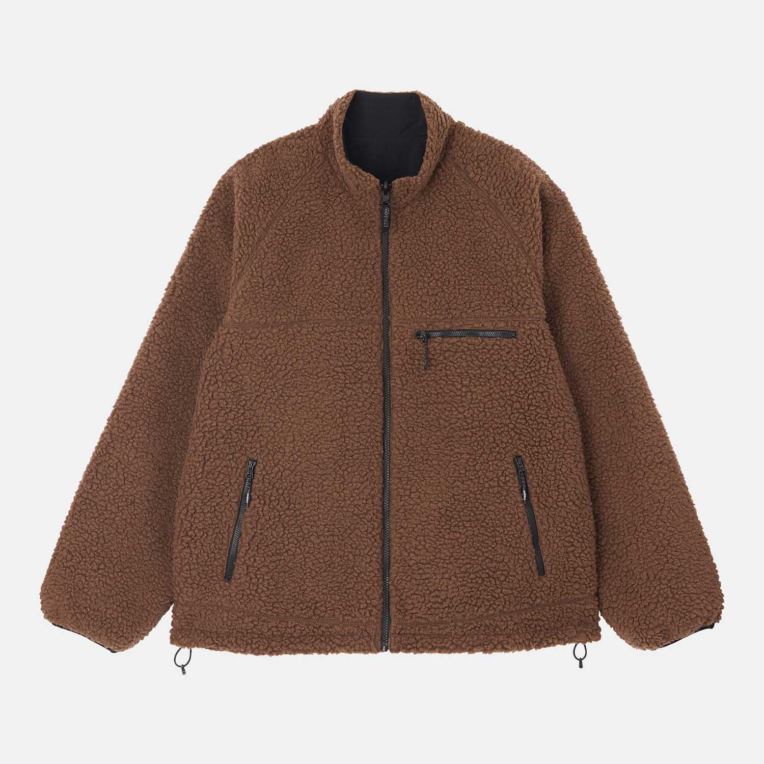 Polar Gramicci Reversible Sherpa Jacket Dark Brown/Black