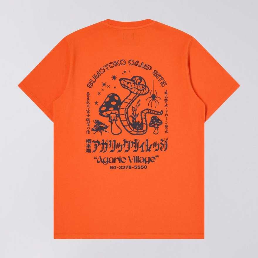 Camiseta EDWIN Agaric Village Tangerine