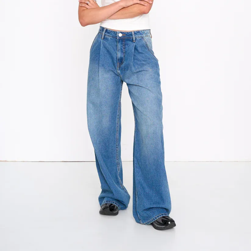 Pantalón Denim 24Colours Pinza Wide Used