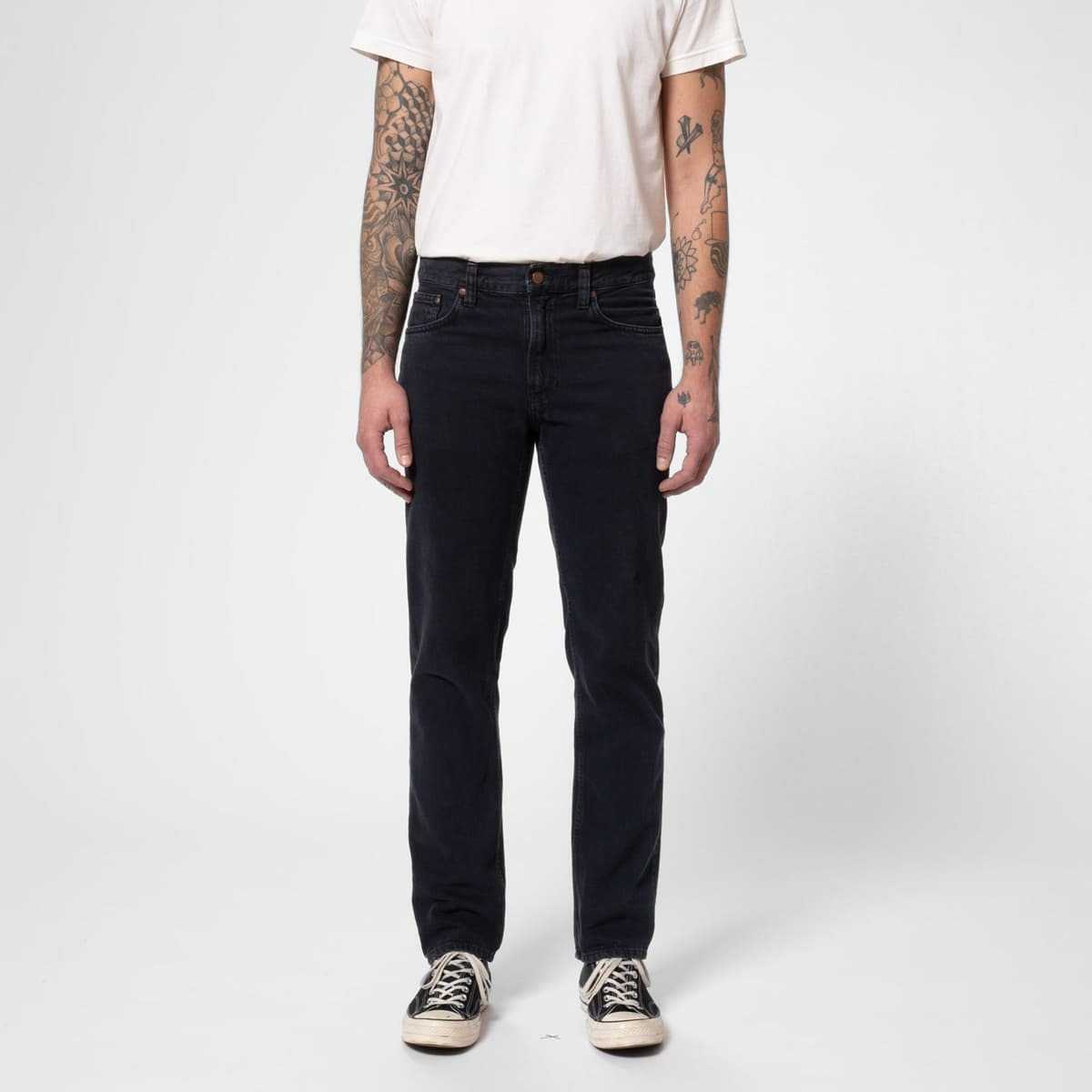 Pantalón Nudie Jeans Gritty Jackson Black Forest