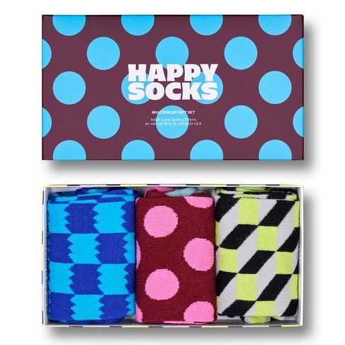 Calcetines Happy Socks Pack 3 Multicolor Gift Set