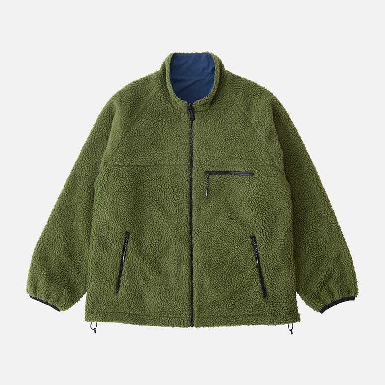 Polar Reversible Gramicci Sherpa Olive/Dusty Navy