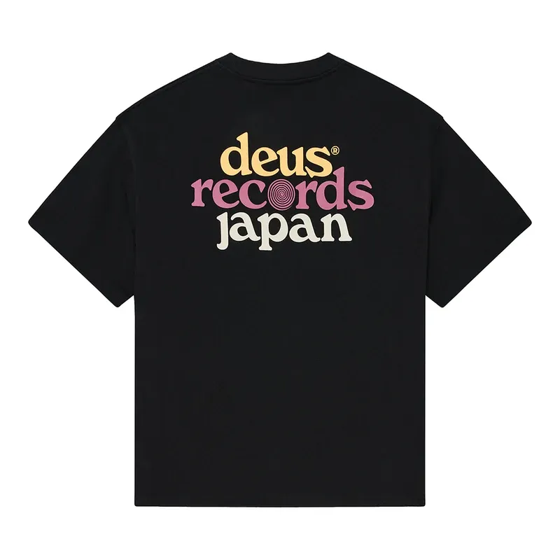 Camiseta Deus Ex Machina Strata OS Tee Black