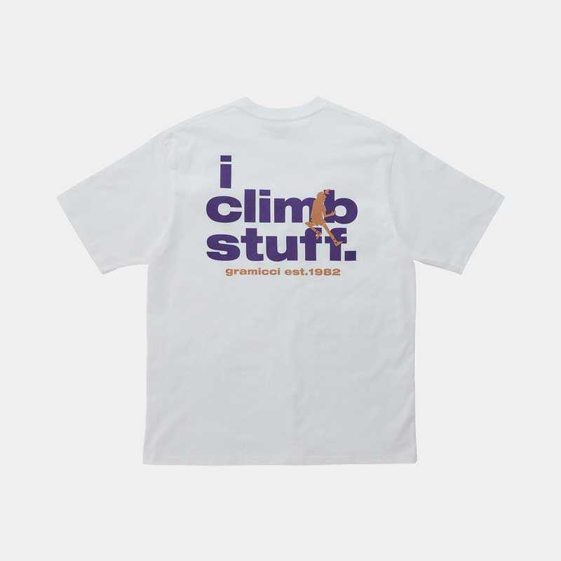 Camiseta Gramicci I Climb Stuff Tee White