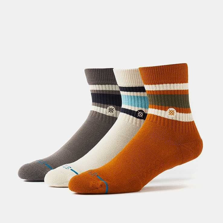Calcetines Stance Boyd Quarter 3Pack Ivory