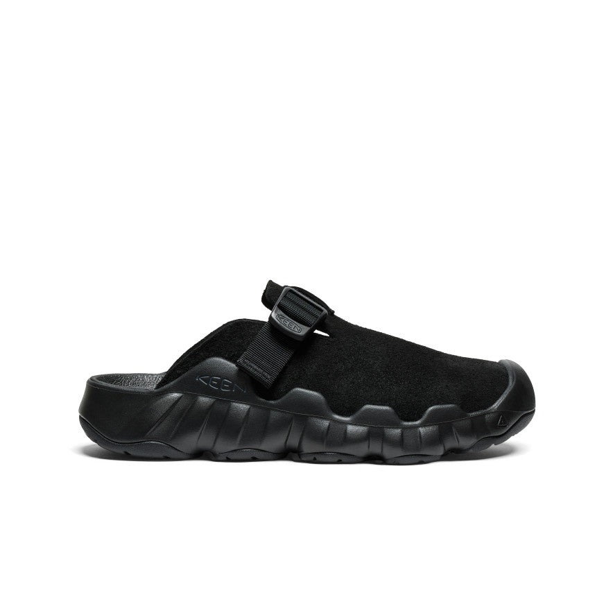 Zueco Keen Hyperport Clog Leather Black/Black