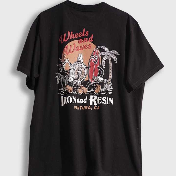 Camiseta Iron&Resin Wheels Pocket Tee