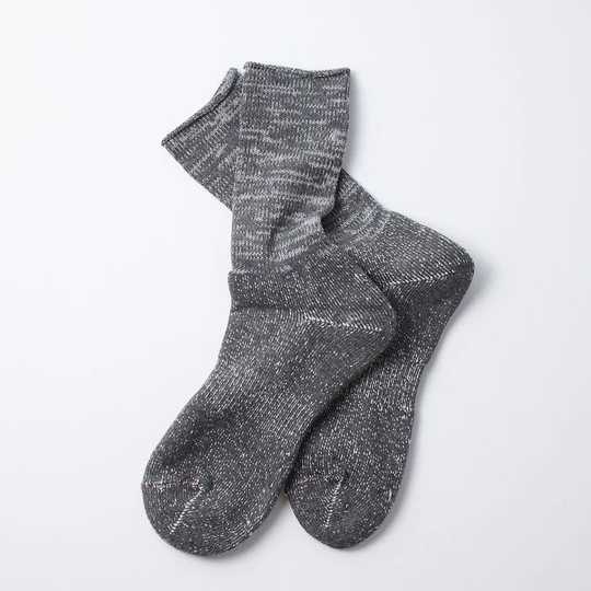 Calcetines RoToTo Washi Pile Crew D.Gray
