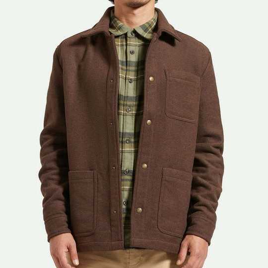 Abrigo Brixton Shop Chore Coat H.Pinecone Brown