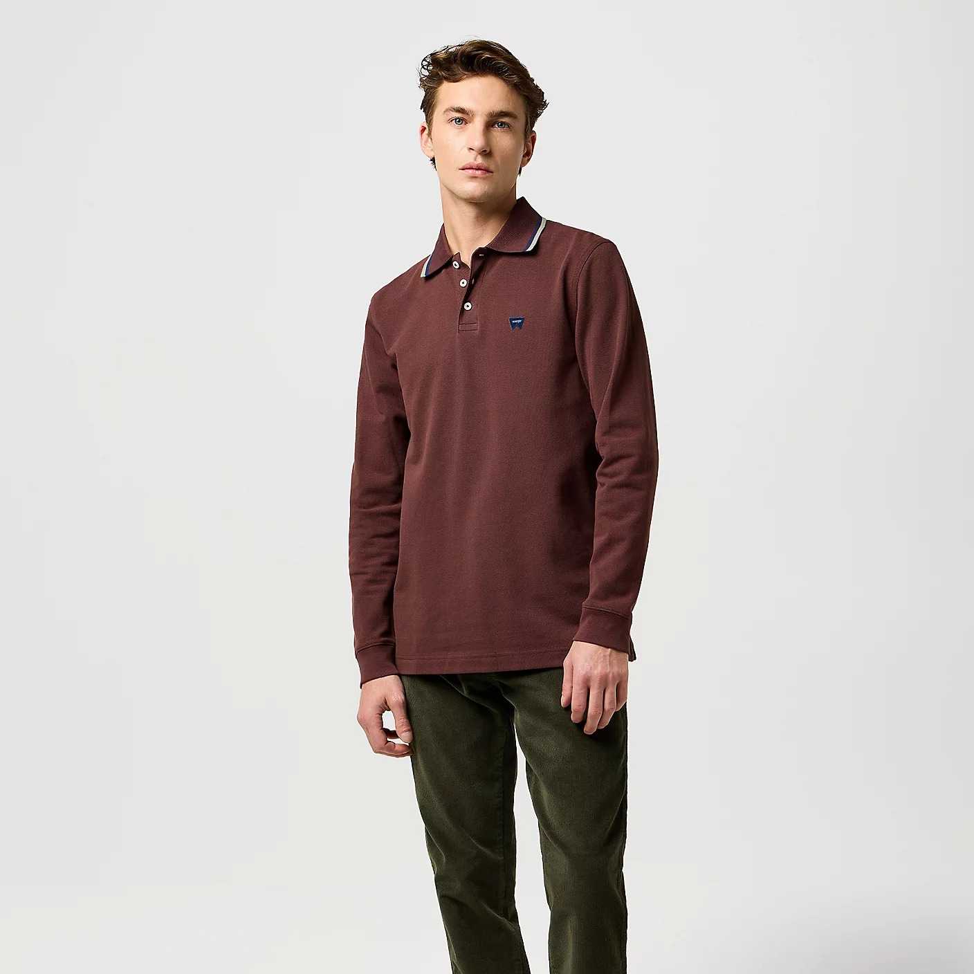 Polo Wragler Long Sleeve Mahogany
