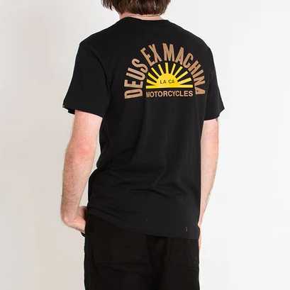 Camiseta DeusExMachina Sunflare Tee Black