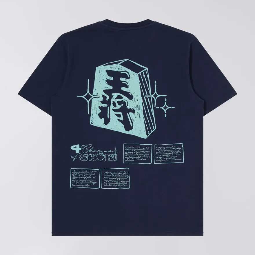 Camiseta Edwin Shogi Maritime Blue