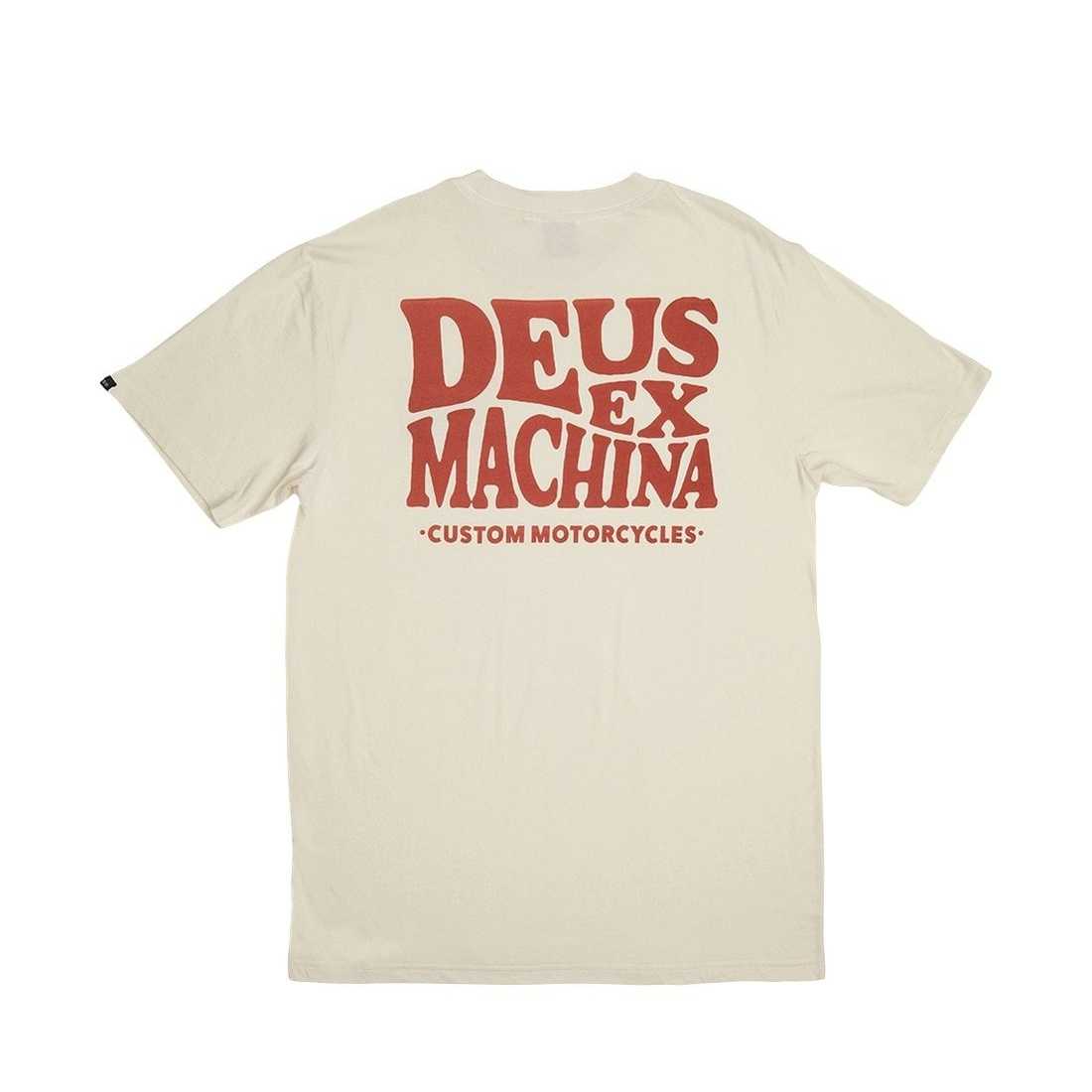 Camiseta DeusExMachina County Tee Vintage White