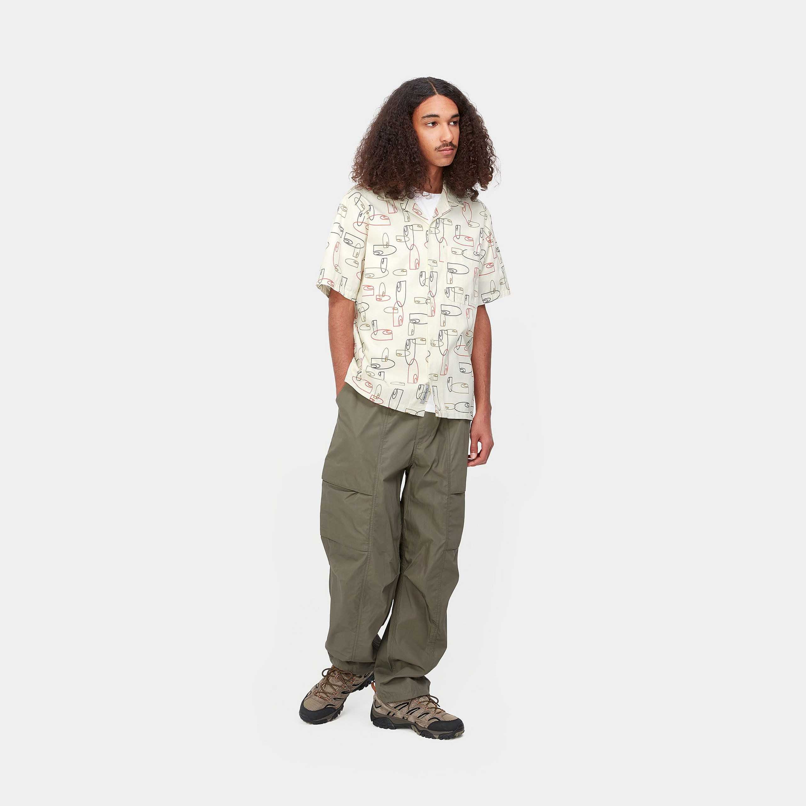 Camisa Carhartt Wip Sumor Shirt Outline Print Wax