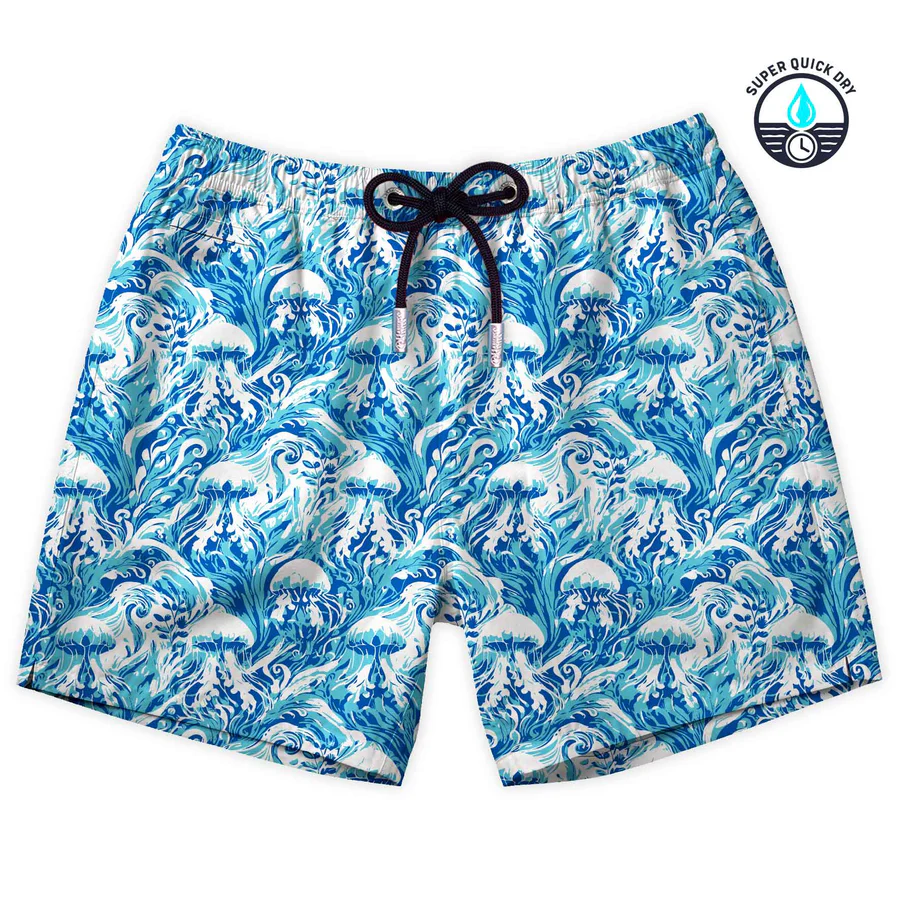 Bañador Flamenco Maltés Tesla Azul