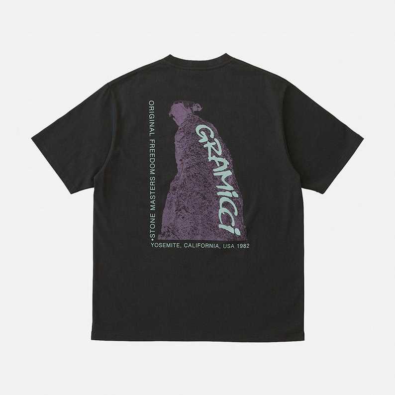 Camiseta Gramicci Stonemasters Vintage Blackc