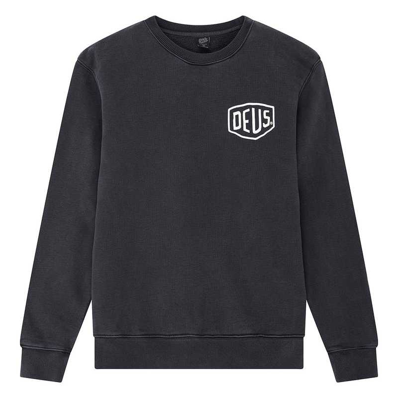 Sudadera Deus Ex Machina Shield Gd Crew Black