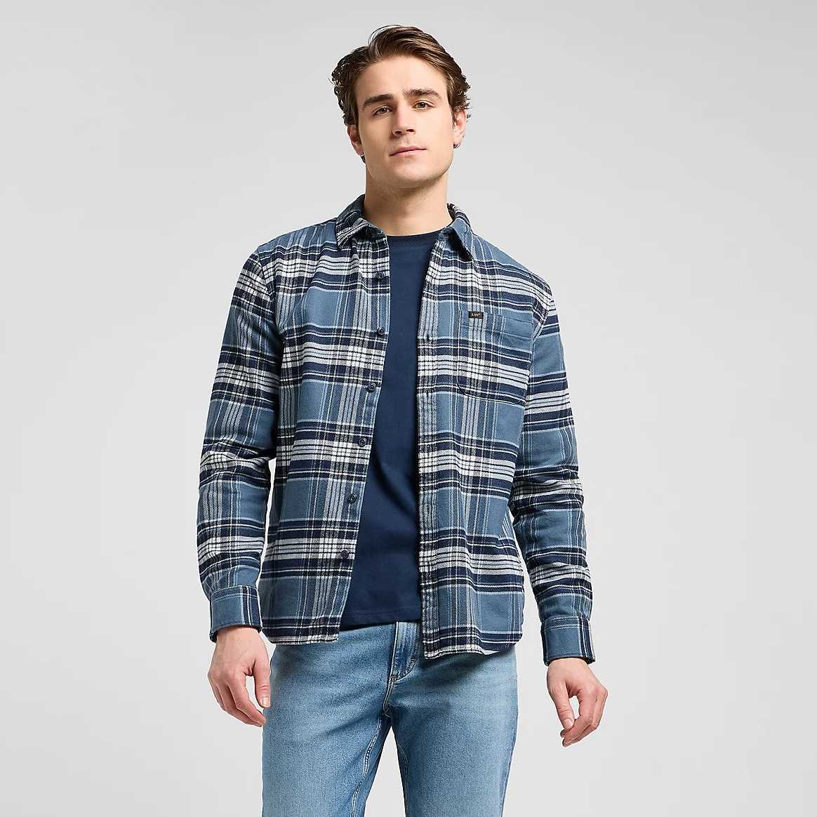 Camisa Lee Mercantile Vintage Blue Pl