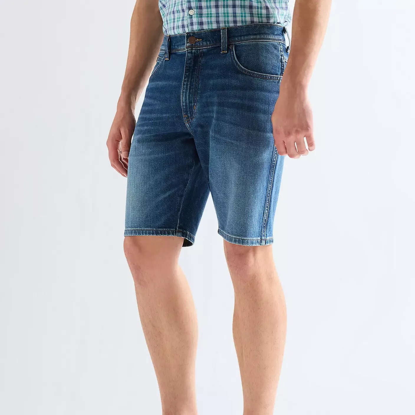 Bermuda Wrangler Texas Shorts Stormforge Blue