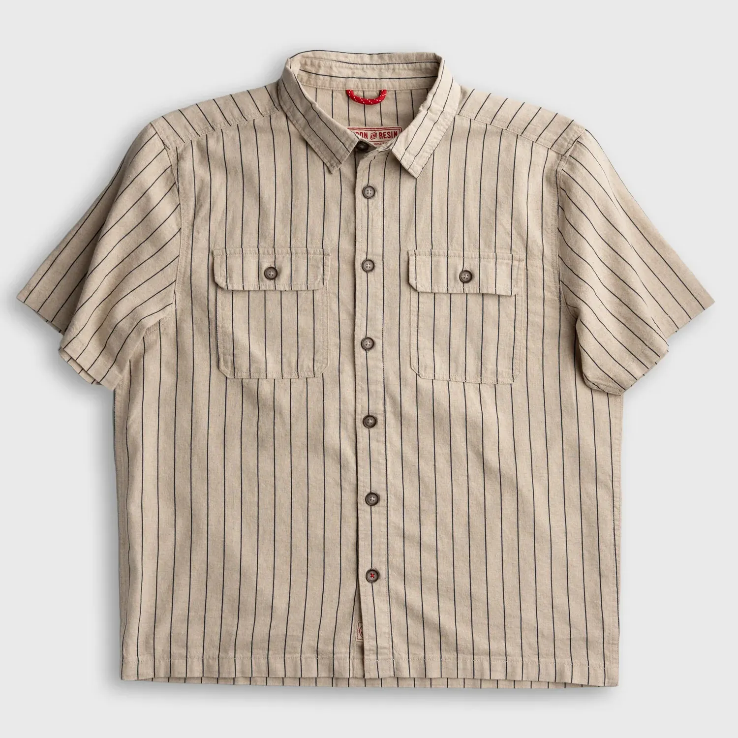 Camisa Iron&Resin Gil Shirt Lin Natural