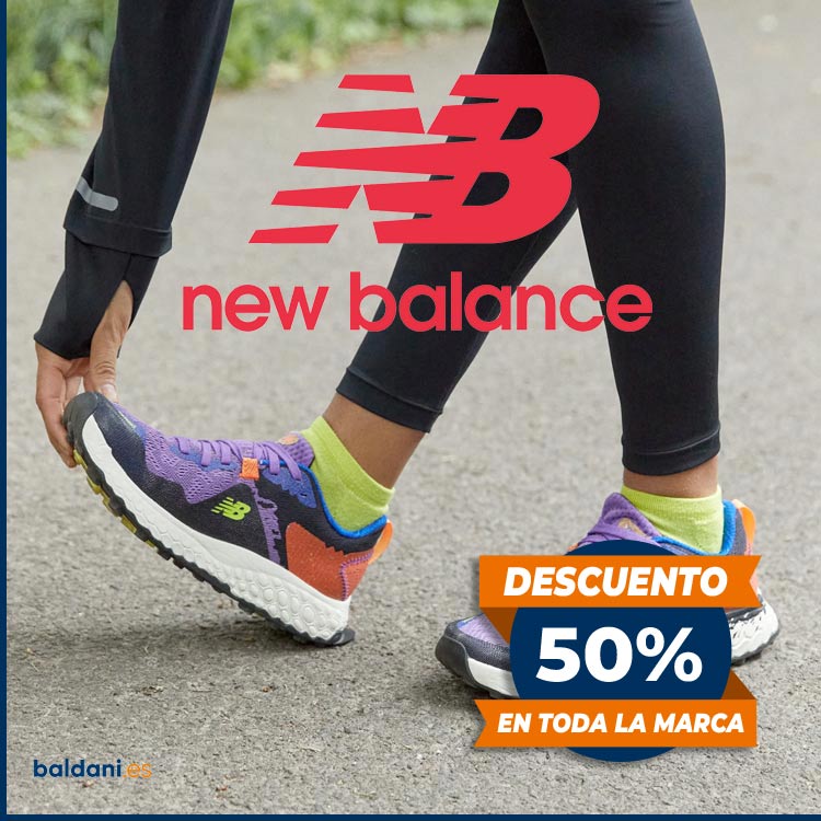 Zapatillas New Balance descuento oferta liquidación 50%