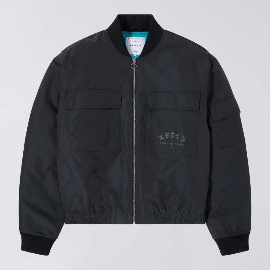 Cazadora Edwin Ultra Bomber Black