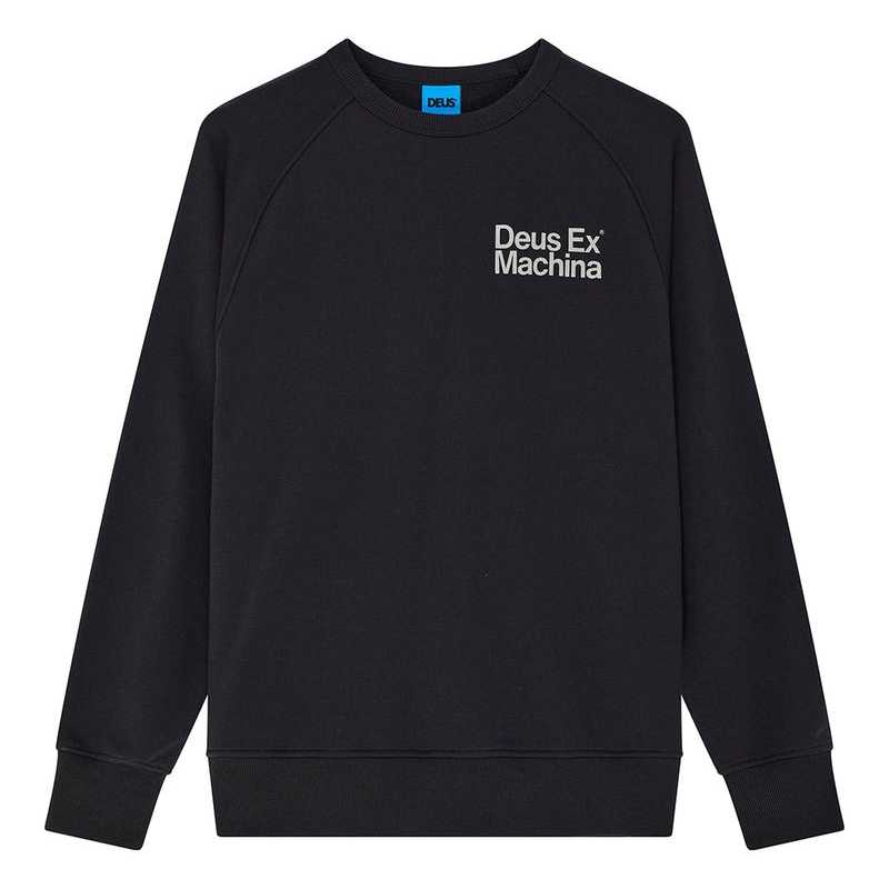 Sudadera Deus Ex Machina Plenty Good Crew Black