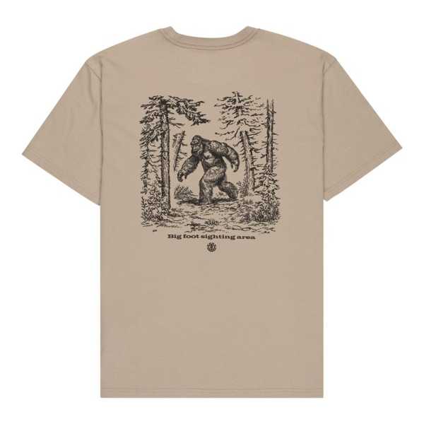 Camiseta Element Bigfoot Walking TKH Beige/Black