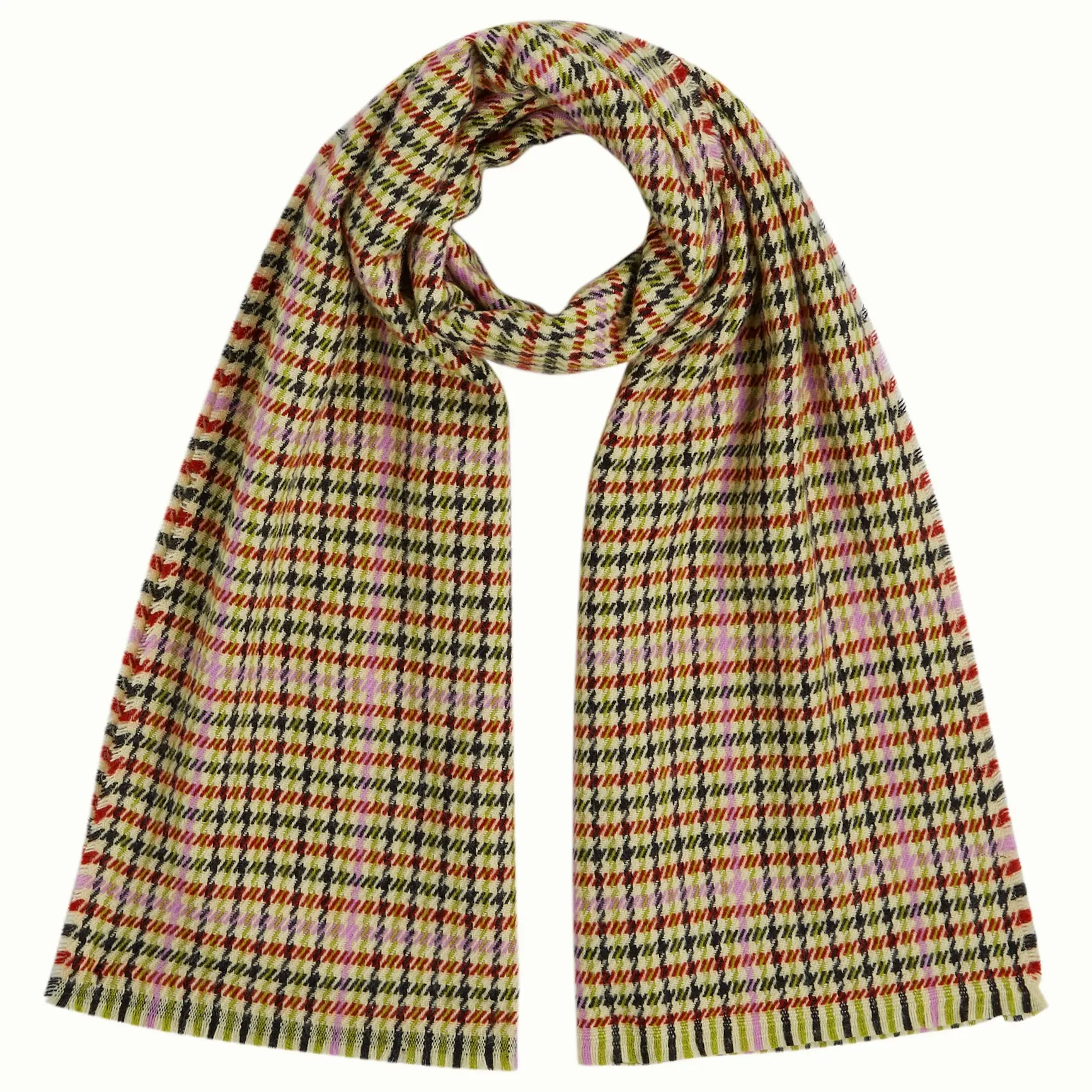 Bufanda King Louie Houndstooth Scarf Spicy Brown